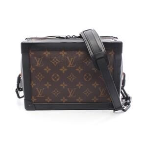 Louis Vuitton Soft Trunk Monogram Solar Ray Shoulder Bag Canvas Leather Brown